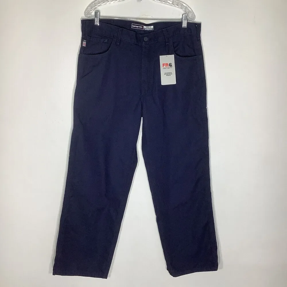 Carhartt FR Flame Resistant Mens Loose Fit Canvas Utility Pants Size 36 x 30 NWT